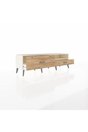 Hyperion TV Ünitesi Tek Raflı 2 Çekmeceli  176x44x51 Aytaşı-Aytaşı/Çam