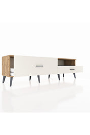 Hyperion TV Ünitesi Tek Raflı 2 Çekmeceli  176x44x51 Çam-Antrasit/Aytaşı