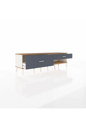 Hyperion TV Ünitesi 2 Çekmeceli  176x44x51 Aytaşı-Çam/Antrasit