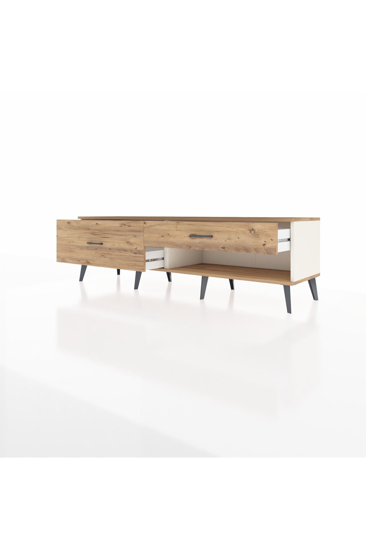 Hyperion TV Ünitesi 2 Çekmeceli  176x44x51 Aytaşı-Çam/Çam