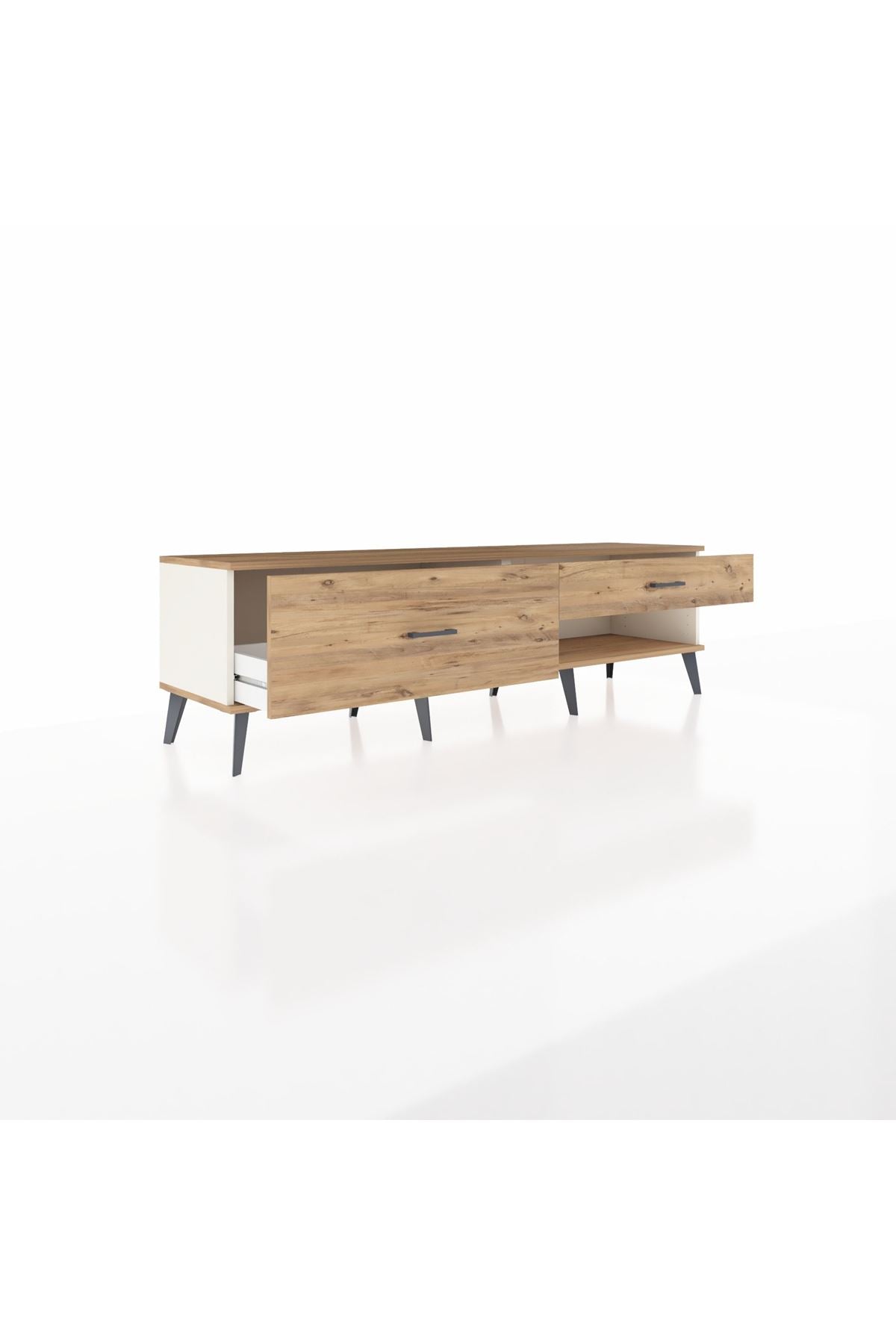 Hyperion TV Ünitesi 2 Çekmeceli  176x44x51 Aytaşı-Çam/Çam