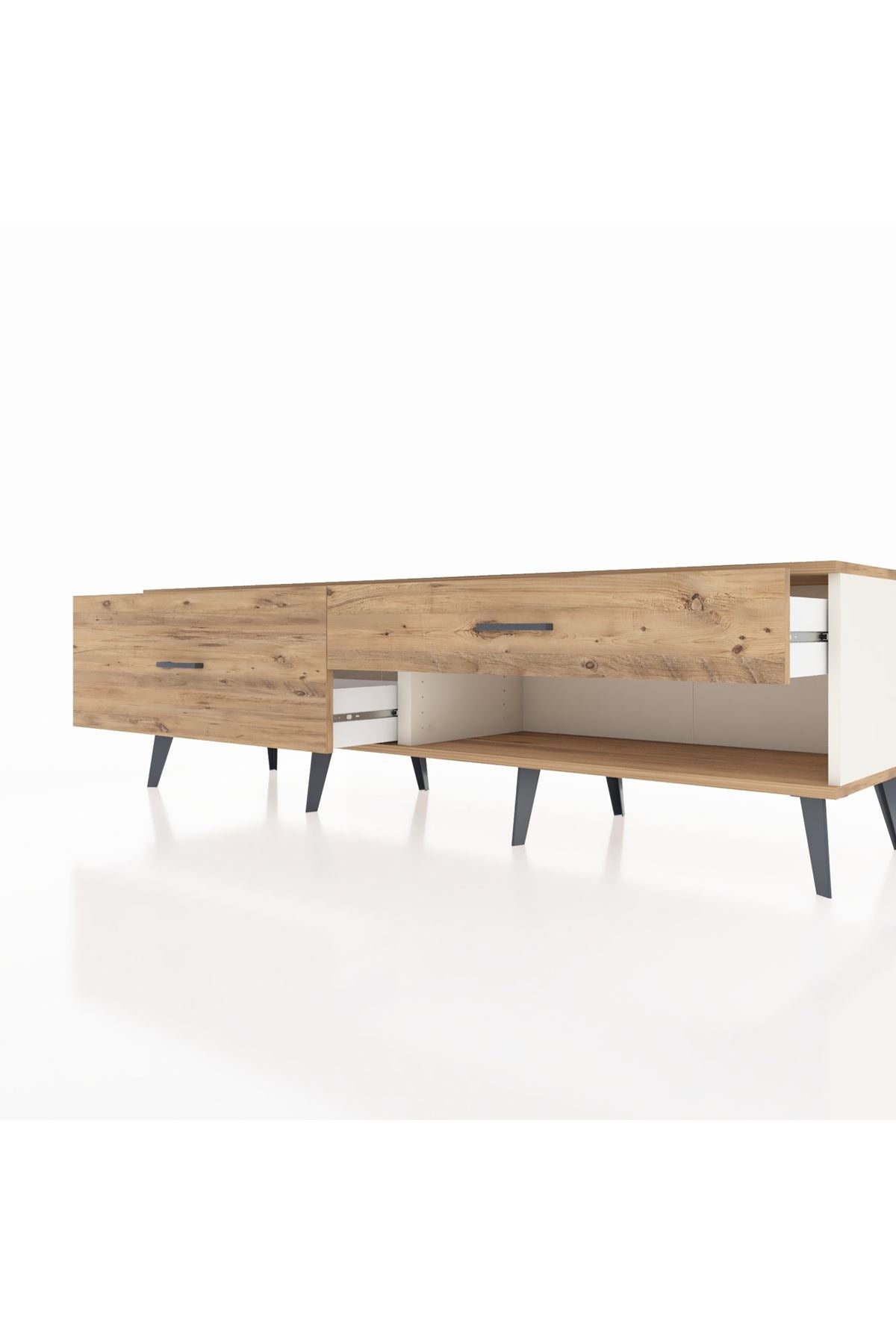 Hyperion TV Ünitesi 2 Çekmeceli  176x44x51 Aytaşı-Çam/Çam