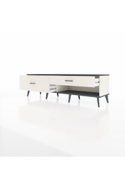 Hyperion TV Ünitesi 2 Çekmeceli  176x44x51 Aytaşı-Antrasit/Aytaşı