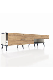 Hyperion TV Ünitesi 2 Çekmeceli  176x44x51 Aytaşı-Antrasit/Çam