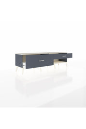 Hyperion TV Ünitesi 2 Çekmeceli  176x44x51 Antrasit-Aytaşı/Antrasit