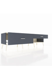 Hyperion TV Ünitesi 2 Çekmeceli  176x44x51 Antrasit-Aytaşı/Antrasit