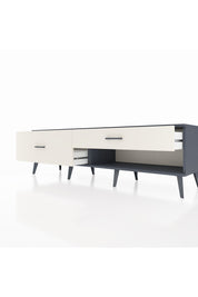 Hyperion TV Ünitesi 2 Çekmeceli  176x44x51 Antrasit-Antrasit/Aytaşı