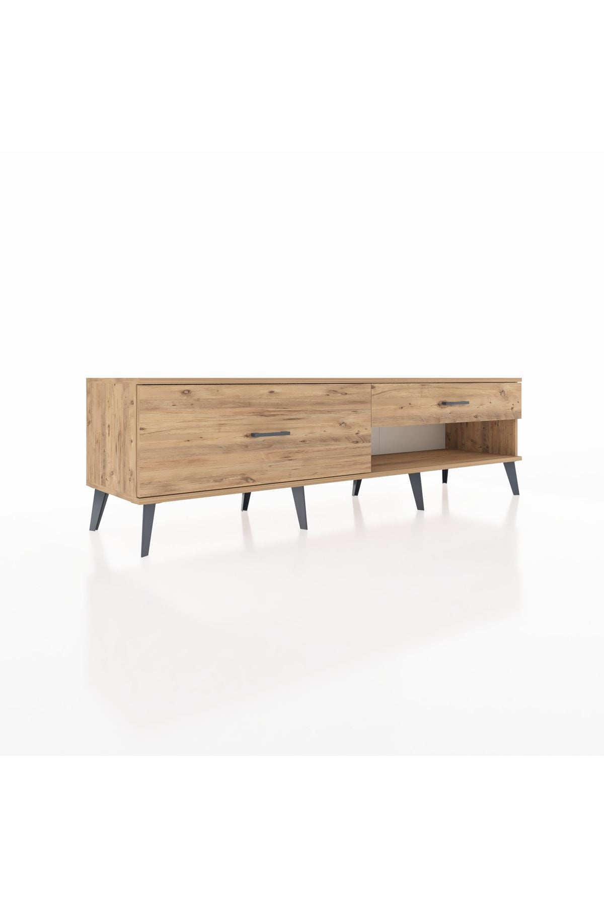 Hyperion TV Ünitesi 2 Çekmeceli  176x44x51 Çam-Çam/Çam