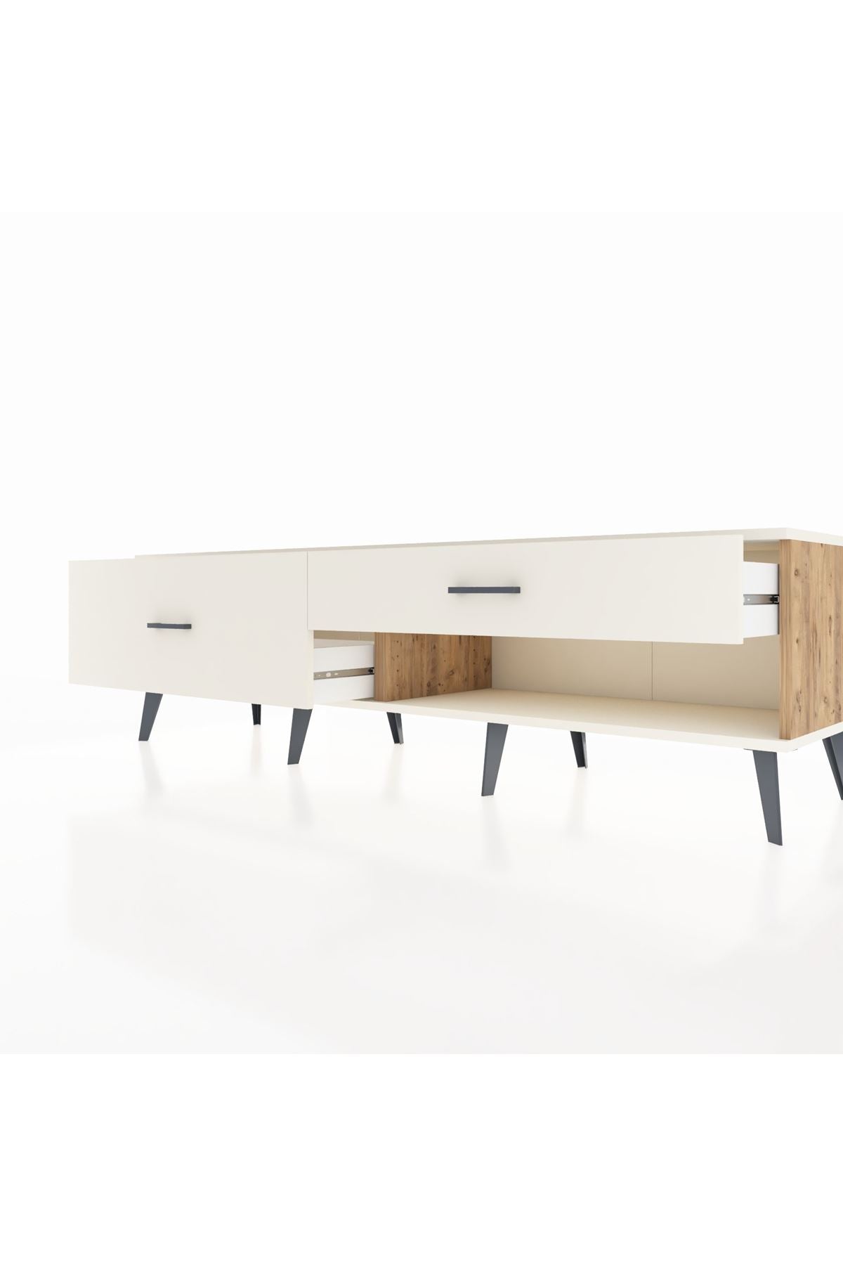 Hyperion TV Ünitesi 2 Çekmeceli  176x44x51 Çam-Aytaşı/Aytaşı