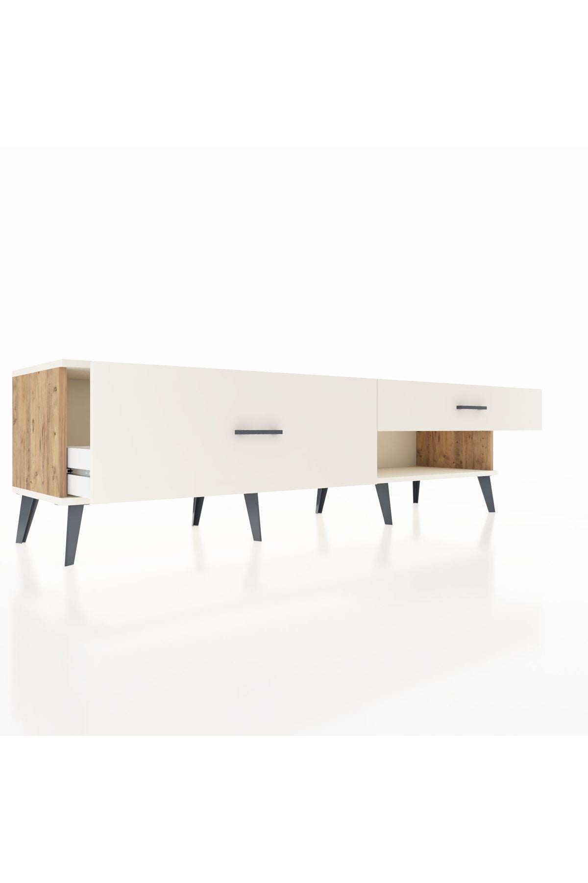 Hyperion TV Ünitesi 2 Çekmeceli  176x44x51 Çam-Aytaşı/Aytaşı