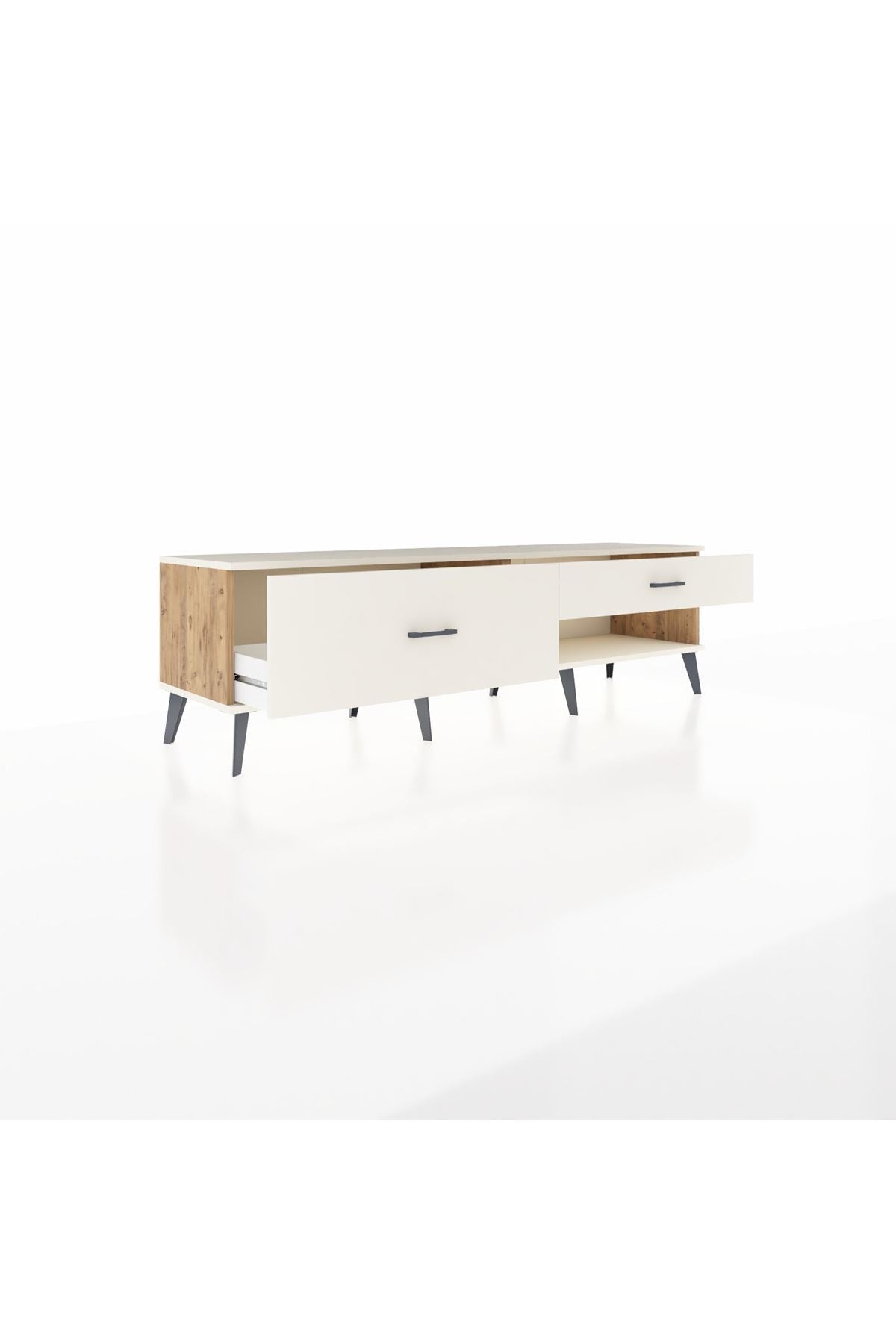 Hyperion TV Ünitesi 2 Çekmeceli  176x44x51 Çam-Aytaşı/Aytaşı