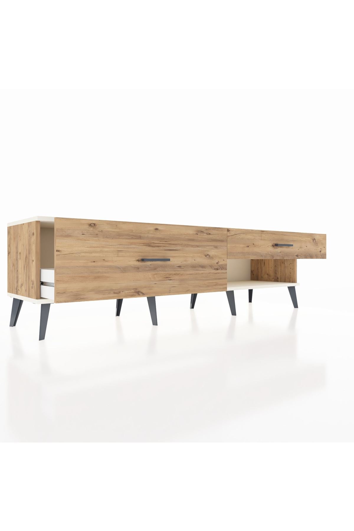 Hyperion TV Ünitesi 2 Çekmeceli  176x44x51 Çam-Aytaşı/Çam