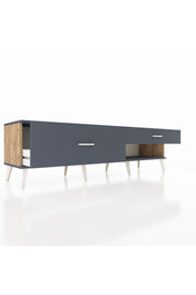 Hyperion TV Ünitesi 2 Çekmeceli  176x44x51 Çam-Antrasit/Antrasit