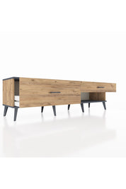 Hyperion TV Ünitesi 2 Çekmeceli  176x44x51 Çam-Antrasit/Çam