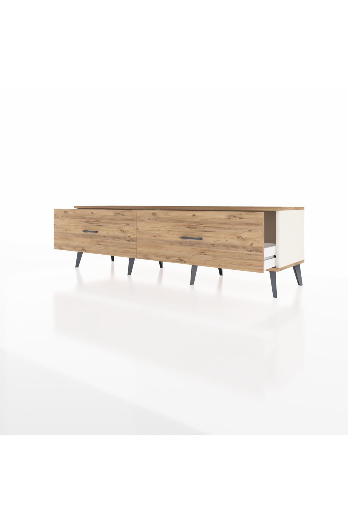 Hyperion TV Ünitesi 2 Çekmeceli  176x44x51 Aytaşı-Çam/Çam