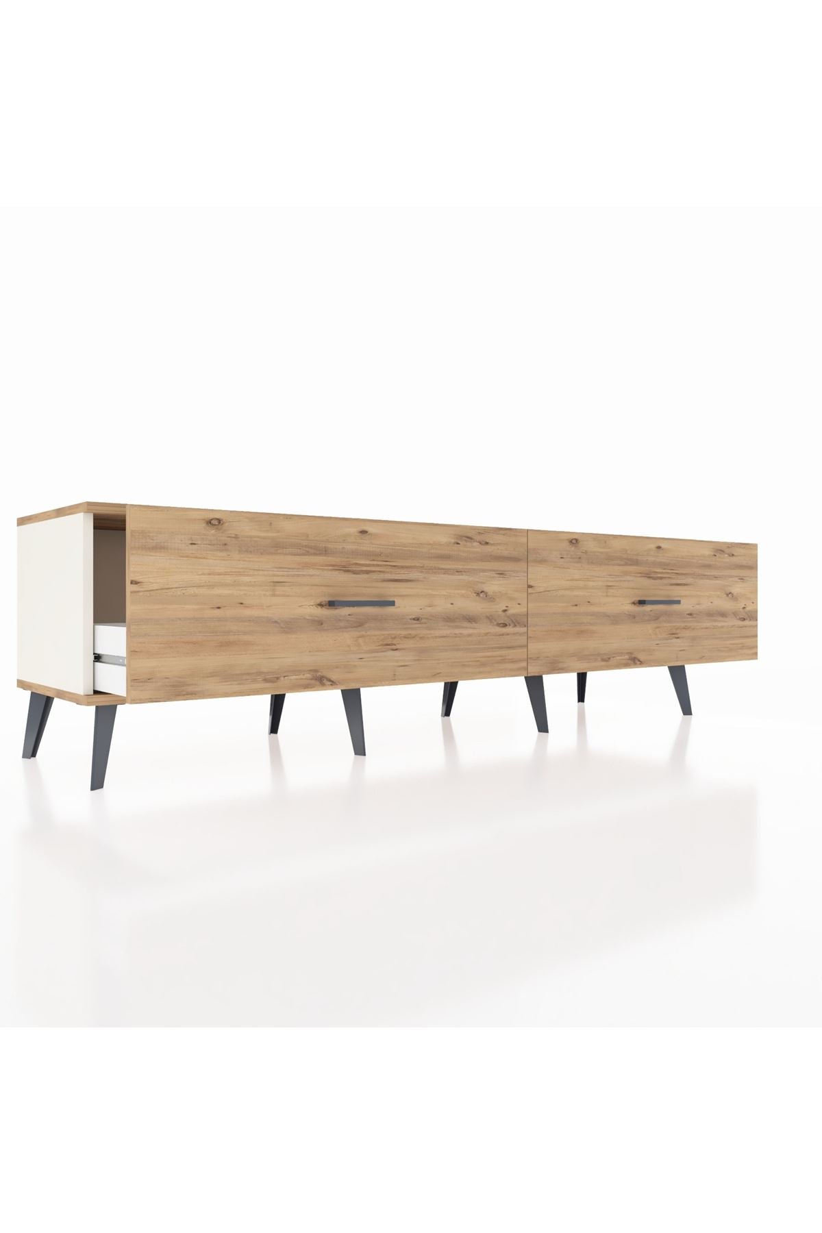 Hyperion TV Ünitesi 2 Çekmeceli  176x44x51 Aytaşı-Çam/Çam