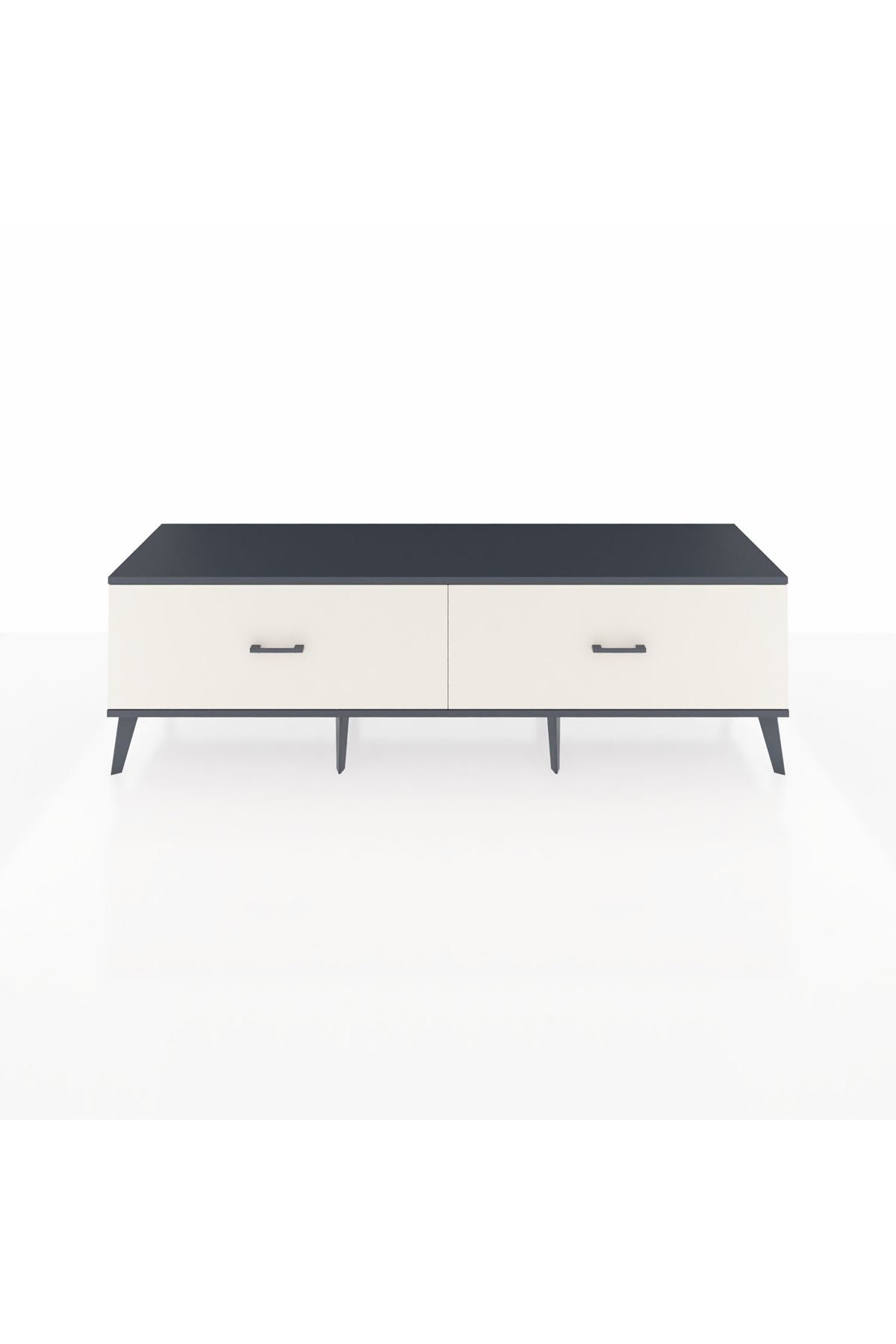 Hyperion TV Ünitesi 2 Çekmeceli  176x44x51 Antrasit-Antrasit/Aytaşı