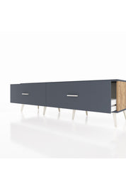 Hyperion TV Ünitesi 2 Çekmeceli  176x44x51 Çam-Antrasit/Antrasit