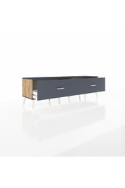 Hyperion TV Ünitesi 2 Çekmeceli  176x44x51 Çam-Antrasit/Antrasit