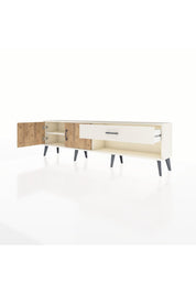 Arges TV Ünitesi Tek Raflı Tek Çekmeceli 2 Kapaklı 176x30x51 Aytaşı-Çam/Aytaşı