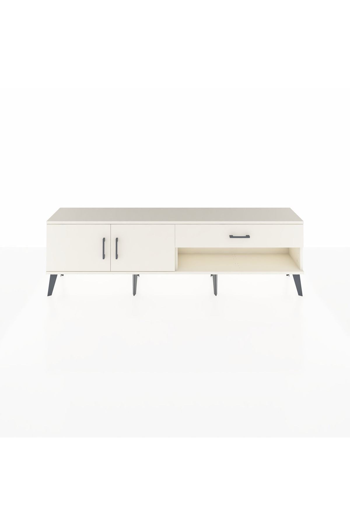 Arges TV Ünitesi Tek Raflı Tek Çekmeceli 2 Kapaklı 176x30x51 Aytaşı-Aytaşı/Aytaşı