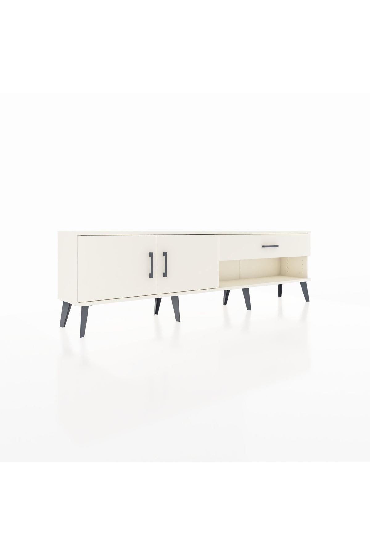 Arges TV Ünitesi Tek Raflı Tek Çekmeceli 2 Kapaklı 176x30x51 Aytaşı-Aytaşı/Aytaşı