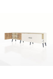 Arges TV Ünitesi Tek Raflı Tek Çekmeceli 2 Kapaklı 176x30x51 Aytaşı-Çam/Aytaşı