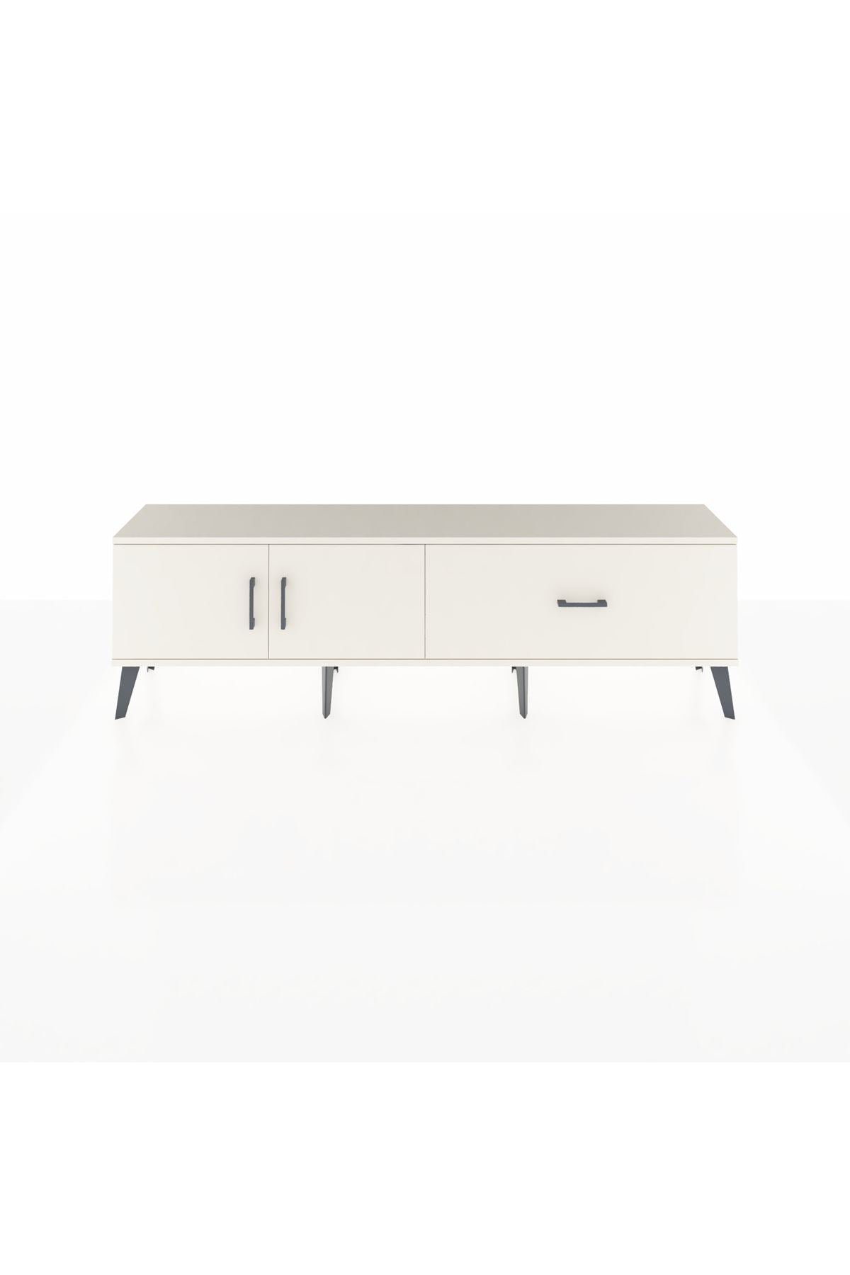Arges TV Ünitesi Tek Raflı Tek Çekmeceli 2 Kapaklı 176x30x51 Aytaşı-Aytaşı/Aytaşı