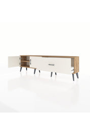 Arges TV Ünitesi Tek Raflı Tek Çekmeceli 2 Kapaklı 176x30x51 Çam-Aytaşı/Aytaşı