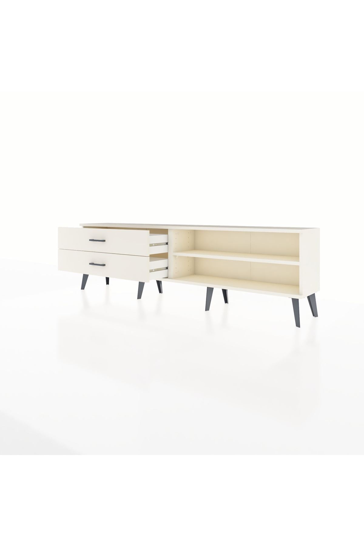 Arges TV Ünitesi Tek Raflı 2 Çekmeceli  176x30x51 Aytaşı-Aytaşı/Aytaşı