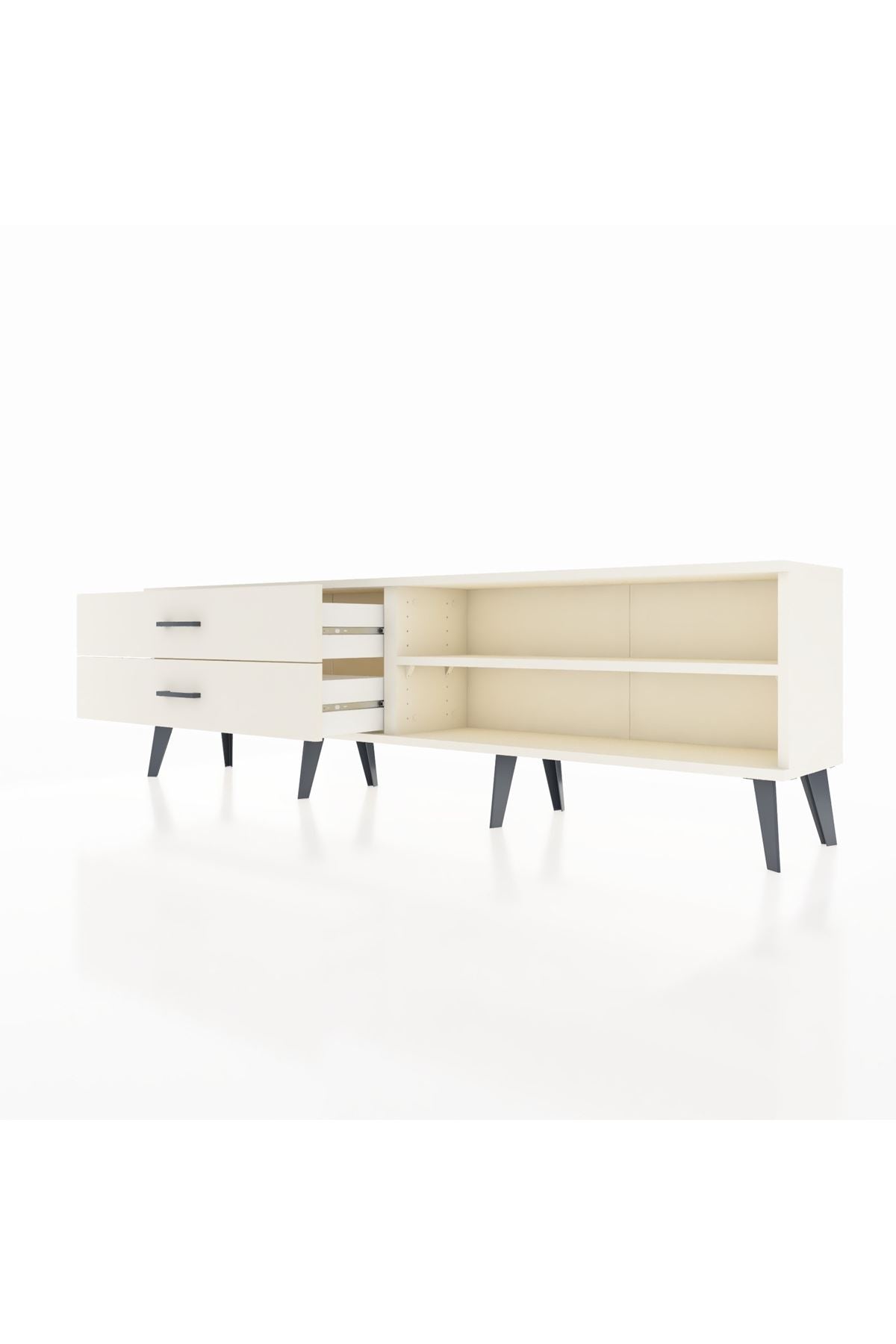 Arges TV Ünitesi Tek Raflı 2 Çekmeceli  176x30x51 Aytaşı-Aytaşı/Aytaşı