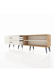 Arges TV Ünitesi Tek Raflı 2 Çekmeceli  176x30x51 Çam-Aytaşı/Aytaşı