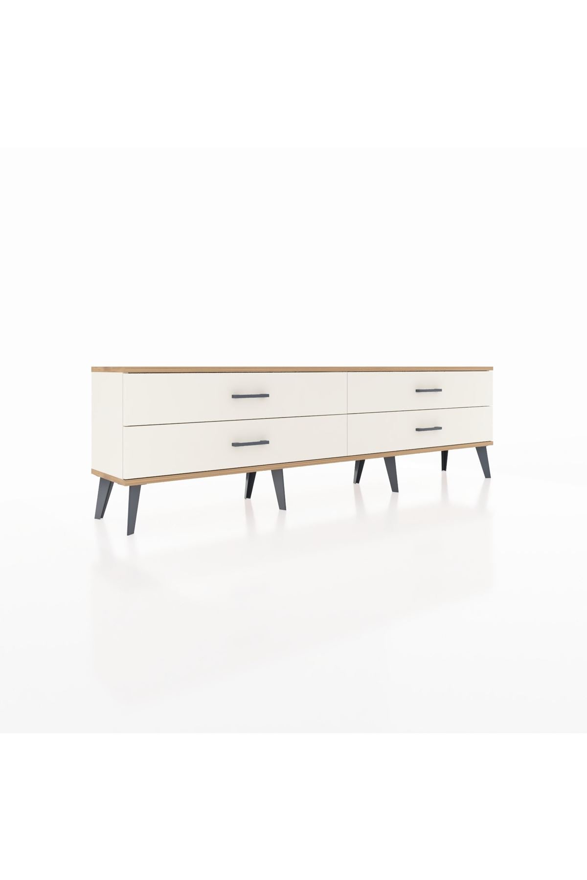 Arges TV Ünitesi 4 Çekmeceli  176x30x51 Aytaşı-Çam/Aytaşı