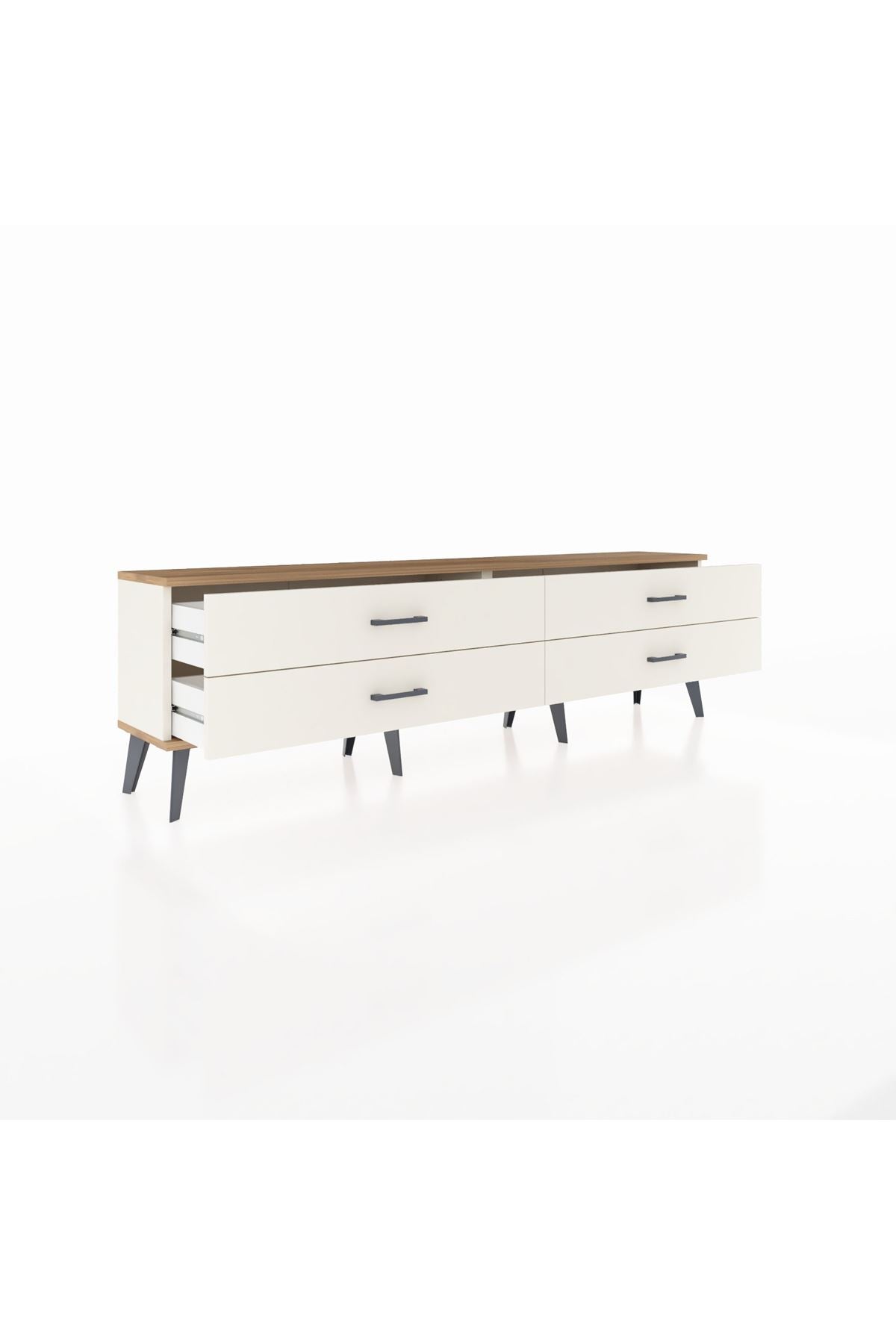 Arges TV Ünitesi 4 Çekmeceli  176x30x51 Aytaşı-Çam/Aytaşı
