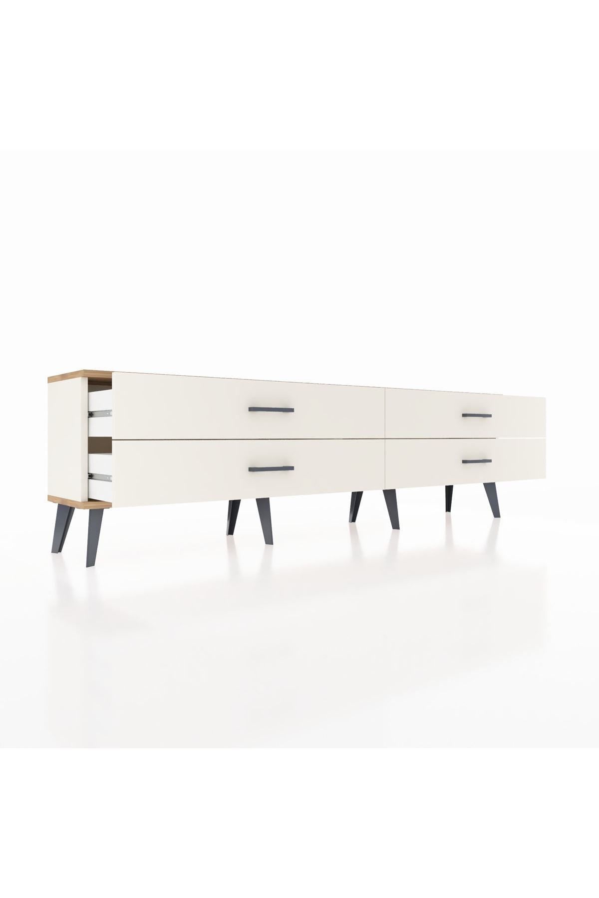 Arges TV Ünitesi 4 Çekmeceli  176x30x51 Aytaşı-Çam/Aytaşı