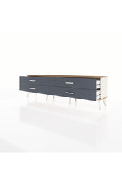 Arges TV Ünitesi 4 Çekmeceli  176x30x51 Aytaşı-Çam/Antrasit