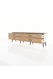 Arges TV Ünitesi 4 Çekmeceli  176x30x51 Aytaşı-Çam/Çam