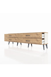 Arges TV Ünitesi 4 Çekmeceli  176x30x51 Aytaşı-Çam/Çam