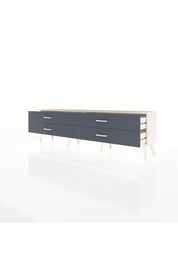 Arges TV Ünitesi 4 Çekmeceli  176x30x51 Aytaşı-Aytaşı/Antrasit