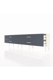 Arges TV Ünitesi 4 Çekmeceli  176x30x51 Aytaşı-Aytaşı/Antrasit