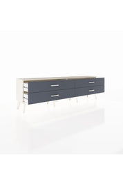 Arges TV Ünitesi 4 Çekmeceli  176x30x51 Aytaşı-Aytaşı/Antrasit