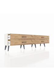 Arges TV Ünitesi 4 Çekmeceli  176x30x51 Aytaşı-Aytaşı/Çam