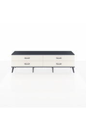 Arges TV Ünitesi 4 Çekmeceli  176x30x51 Aytaşı-Antrasit/Aytaşı