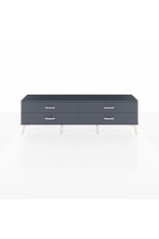 Arges TV Ünitesi 4 Çekmeceli  176x30x51 Aytaşı-Antrasit/Antrasit