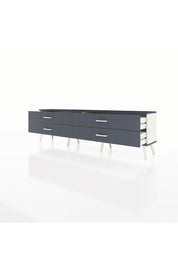 Arges TV Ünitesi 4 Çekmeceli  176x30x51 Aytaşı-Antrasit/Antrasit