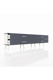 Arges TV Ünitesi 4 Çekmeceli  176x30x51 Aytaşı-Antrasit/Antrasit