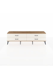 Arges TV Ünitesi 4 Çekmeceli  176x30x51 Antrasit-Çam/Aytaşı
