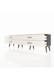 Arges TV Ünitesi 4 Çekmeceli  176x30x51 Antrasit-Çam/Aytaşı