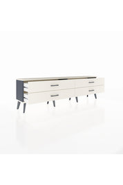 Arges TV Ünitesi 4 Çekmeceli  176x30x51 Antrasit-Aytaşı/Aytaşı