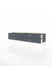 Arges TV Ünitesi 4 Çekmeceli  176x30x51 Antrasit-Aytaşı/Antrasit